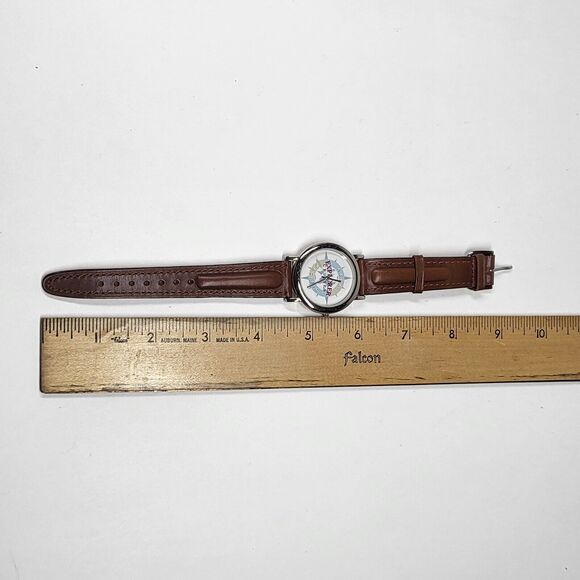 Explorer Cruises Holland America Line 1998-1999 Watch Leather Band Wristwatch - Picture 2 of 13